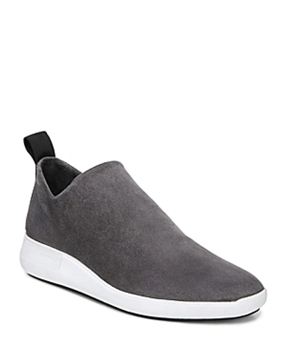 Shop Via Spiga Women's Marlow Suede Slip-on Sneakers In Ash