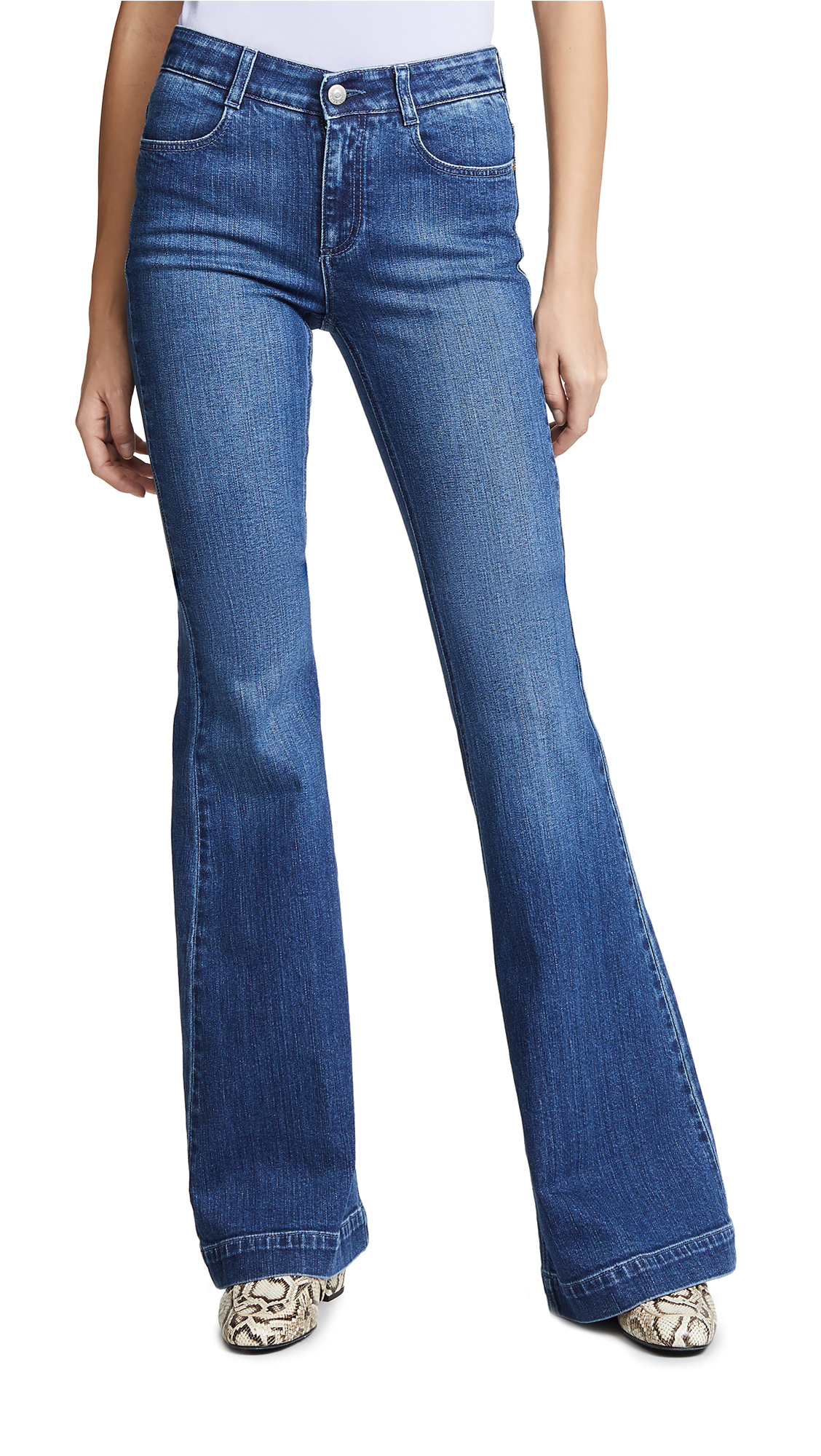 stella mccartney flared jeans