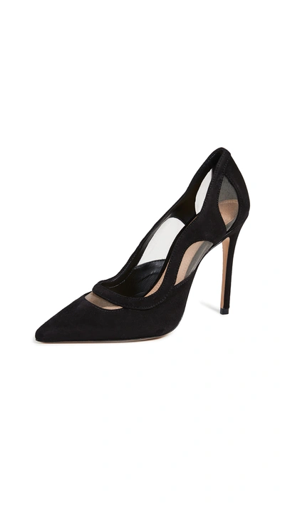 Shop Schutz Poliany Point Toe Pumps In Black