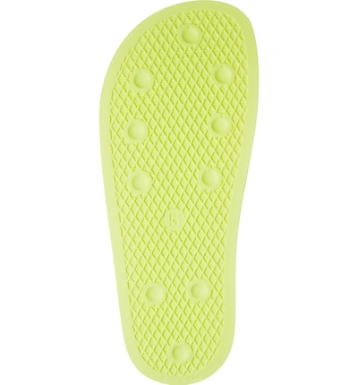 Shop Adidas Originals 'adilette' Slide Sandal In Semi Frozen Yellow