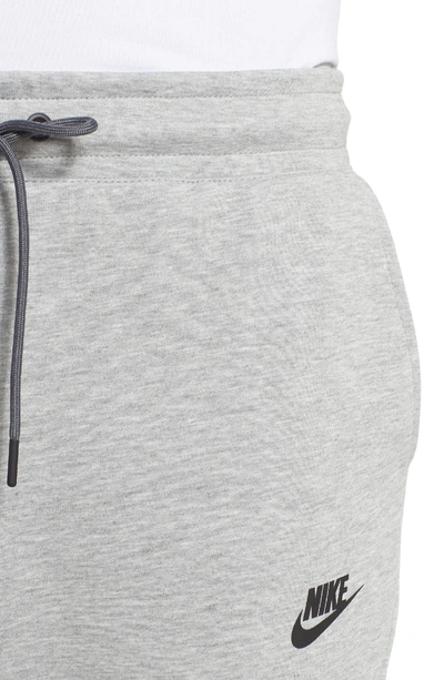 Shop Nike Tech Fleece Jogger Pants In Dark Grey Heather/ Black