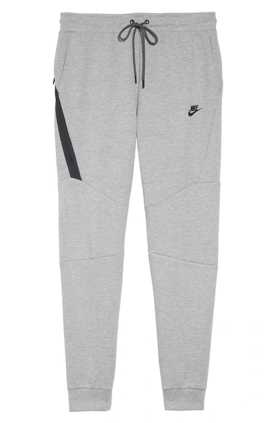 Shop Nike Tech Fleece Jogger Pants In Dark Grey Heather/ Black