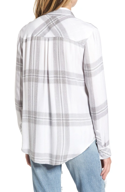 Shop Rails Hunter Plaid Shirt In Ash Cinder