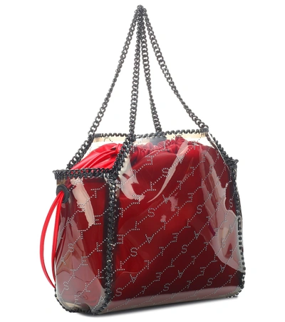 Shop Stella Mccartney Falabella Monogram Tote In Red