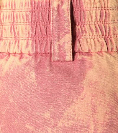 Shop Miu Miu High-rise Flared Jeans In Pink