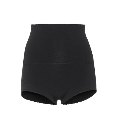 Shop Khaite Jade High-rise Stretch Jersey Shorts In Black
