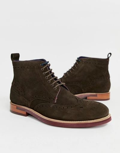 ted baker wingtip boots