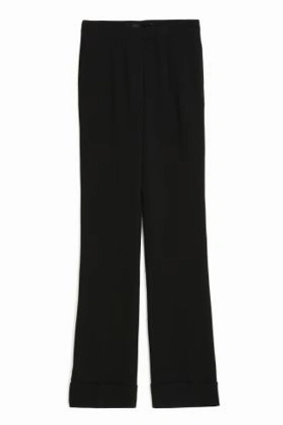 Shop Elie Saab Flare Trouser In *black