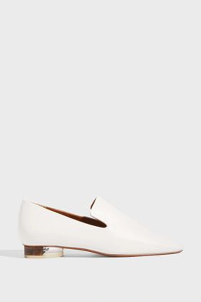 Shop Neous Brassavola Leather Loafers In White