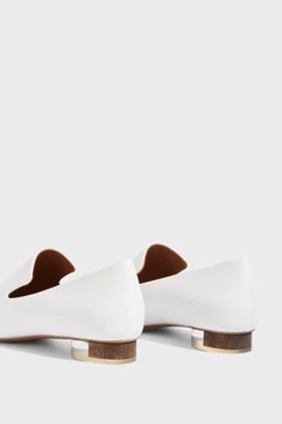 Shop Neous Brassavola Leather Loafers In White