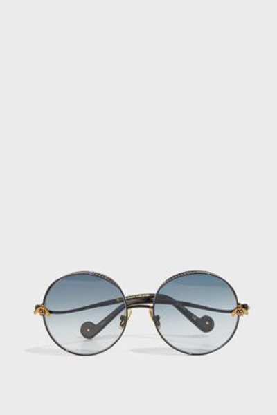 Shop Anna-karin Karlsson Bee Sunglasses In Black