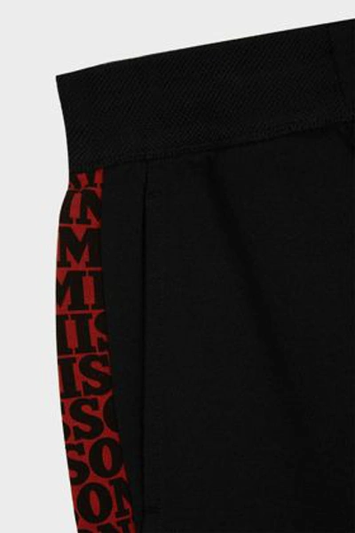 Shop Missoni Logo Track Pants In Black
