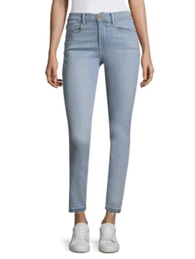 Shop Frame Le Skinny Crop Jeans In Prospect