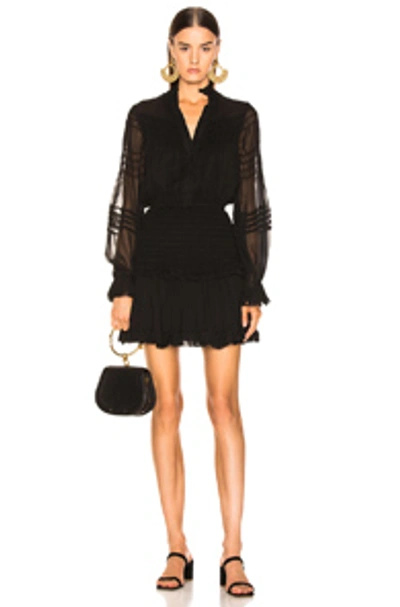 Shop Alexis Shaina Dress In Black