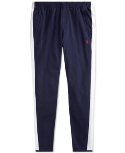 Shop Polo Ralph Lauren Men's Soft Cotton Active Jogger Pants In French Navy