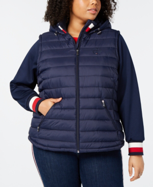 plus size tommy hilfiger jacket