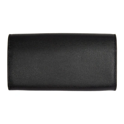 Shop Off-white Black Long Wallet