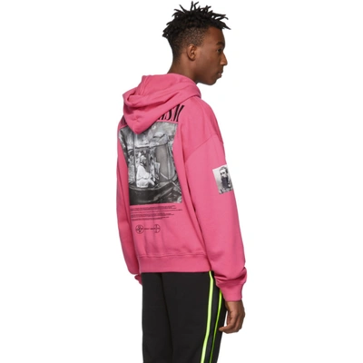 Off white pink hoodie deals