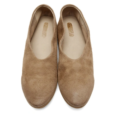 Shop Marsèll Marsell Tan Coltellaccio Ballerina Flats In 5141 Noccio