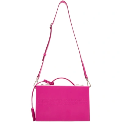 Shop Calvin Klein 205w39nyc Pink The Box Bag In 670 Shockpi