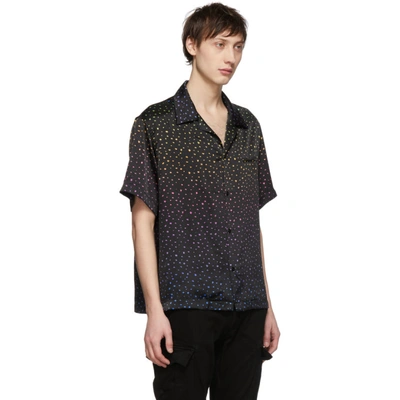 Shop Amiri Black Rainbow Dotted Shirt In Brb Black/r