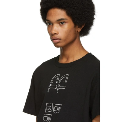 Shop Raf Simons Black Clubber T-shirt