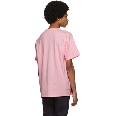 Shop Raf Simons Pink Toya T-shirt In 00034 Ltpnk