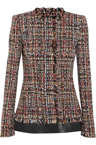 Shop Alexander Mcqueen Woman Tweed Jacket Multicolor