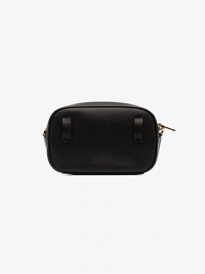 Shop Prada Black Saffiano Leather Belt Bag
