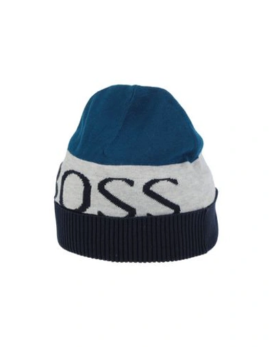 Shop Hugo Boss Hat In Blue