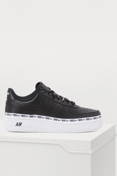 Shop Nike Air Force 1 07 Se Prm Sneakers In Black