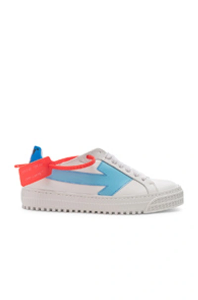 Shop Off-white Arrow Trainer In White & Blue
