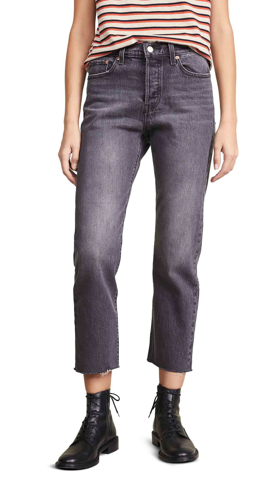 levi's wedgie straight jeans black