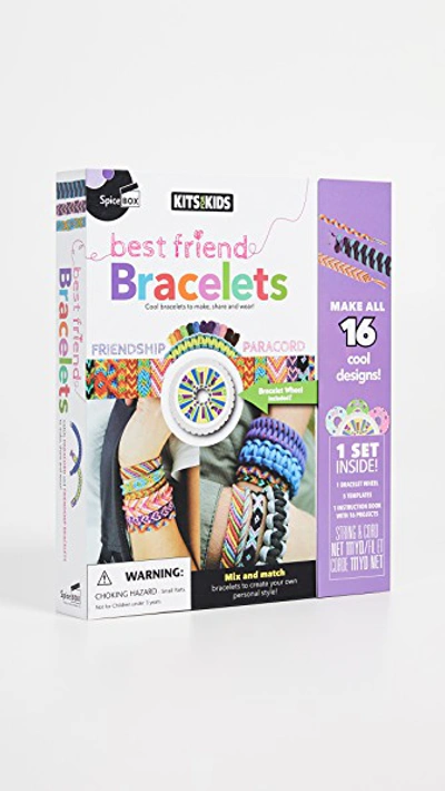 Shop Gift Boutique Spicebox Kits For Kids Best Friend Bracelets In Multi