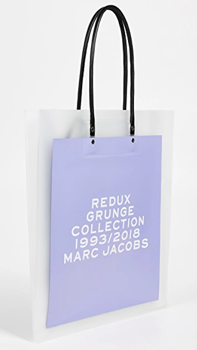 Shop Marc Jacobs Grunge Tote In Purple