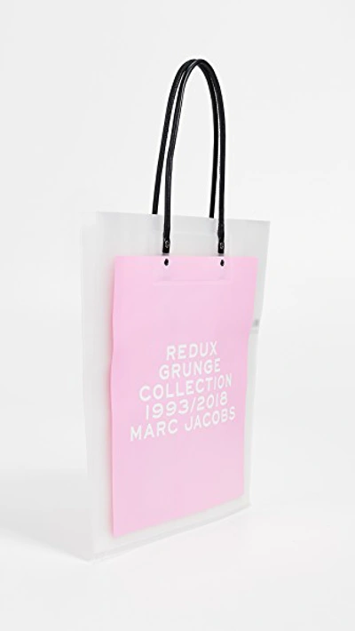 Shop Marc Jacobs Grunge Tote In Pink
