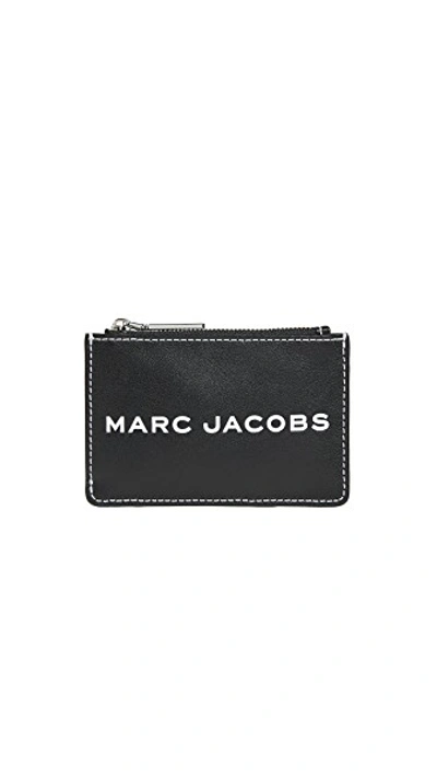 Shop Marc Jacobs Snapshot Top Zip Multi Wallet In Black