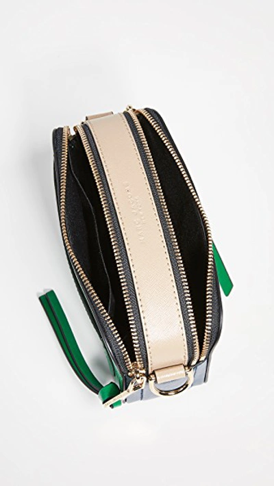 Shop Marc Jacobs Snapshot Camera Bag In Green Multi