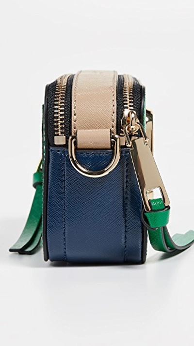 Shop Marc Jacobs Snapshot Camera Bag In Green Multi