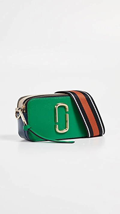 Marc Jacobs Logo Strap Snapshot Camera Bag In Green