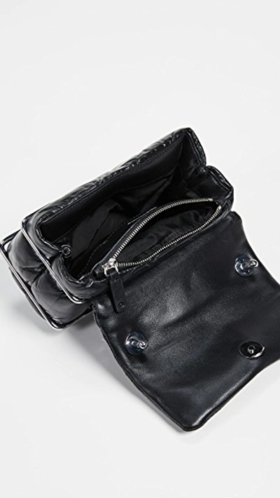 Shop Alexander Wang Halo Quilted Crossbody Bag In Black