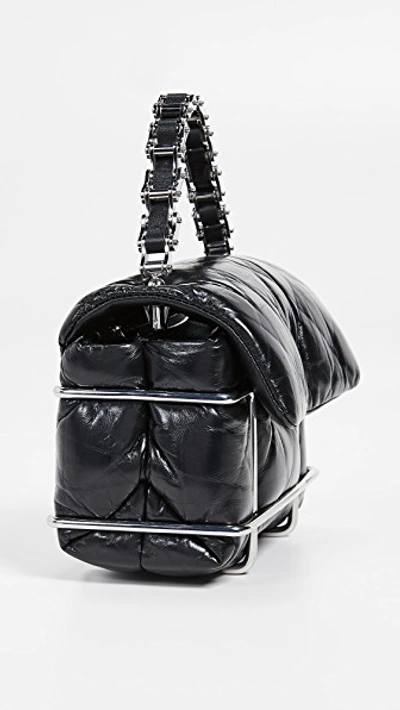 Shop Alexander Wang Halo Quilted Crossbody Bag In Black