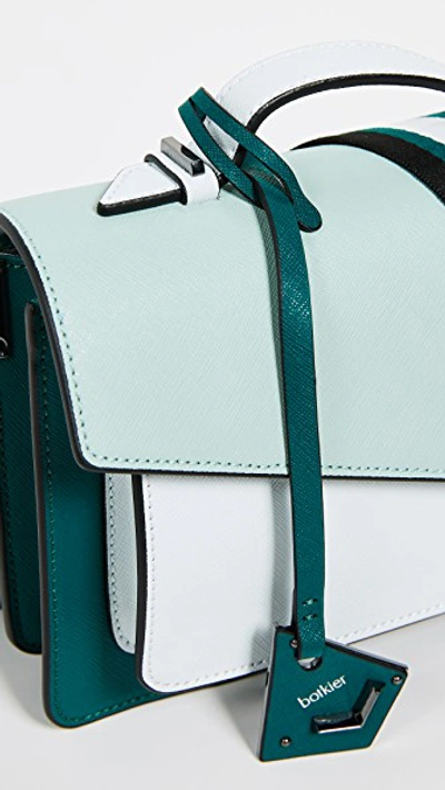 Shop Botkier Cobble Hill Crossbody Bag In Emerald Combo