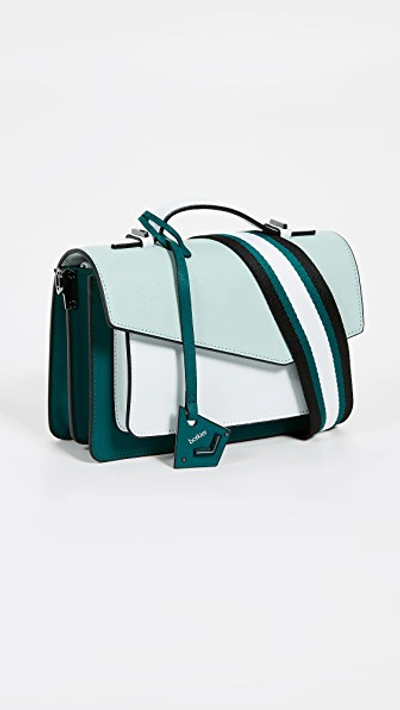 Shop Botkier Cobble Hill Crossbody Bag In Emerald Combo