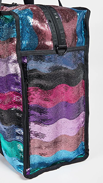 Shop Lesportsac Gabrielle Weekender Box Tote In Sequins