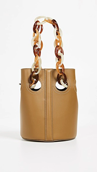 Trademark Goodall Leather Bucket Bag In Brown ModeSens