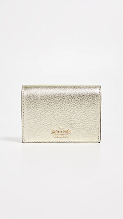Kate Spade Blake Street Dot Annabella Wallet In Gold | ModeSens