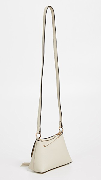 See By Chloé Joan Mini Black Leather And Suede Bag In Cement Beige ...