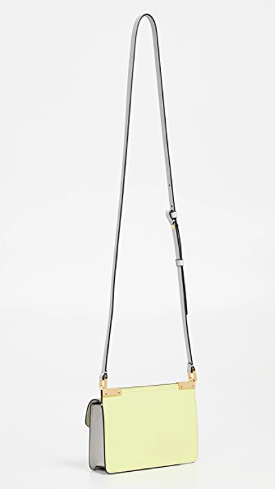 Shop Marni Trunk Crossbody Bag In Light Camel/vanilla/pelican