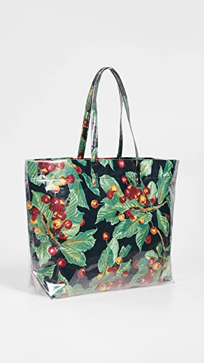 Shop Marc Jacobs Grunge Ew Tote In Red Multi